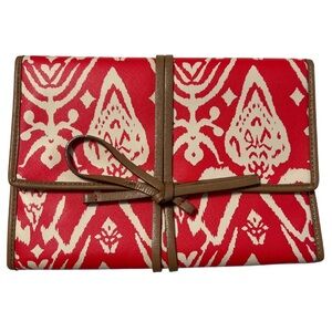 Stella & Dot Red Jewelry Travel Organizer